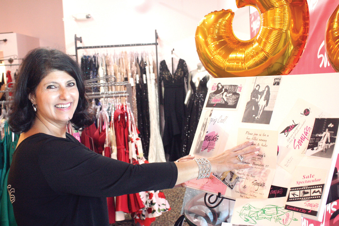 LOOKING BACK: Sonya Gasparian-Janigian, the sole owner of Sonya’s Clothing on Oaklawn Ave., reminisces on 35 years of business in Rhode Island.